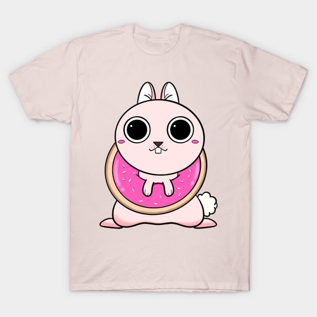 Donut bunny T-Shirt by Cuteful